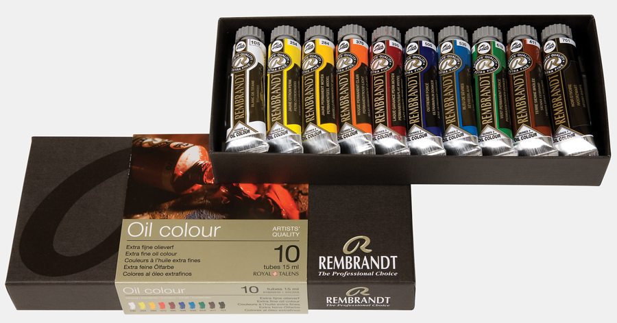 Rembrandt Oil colour basic set 10 x 15 ml Thumbnail