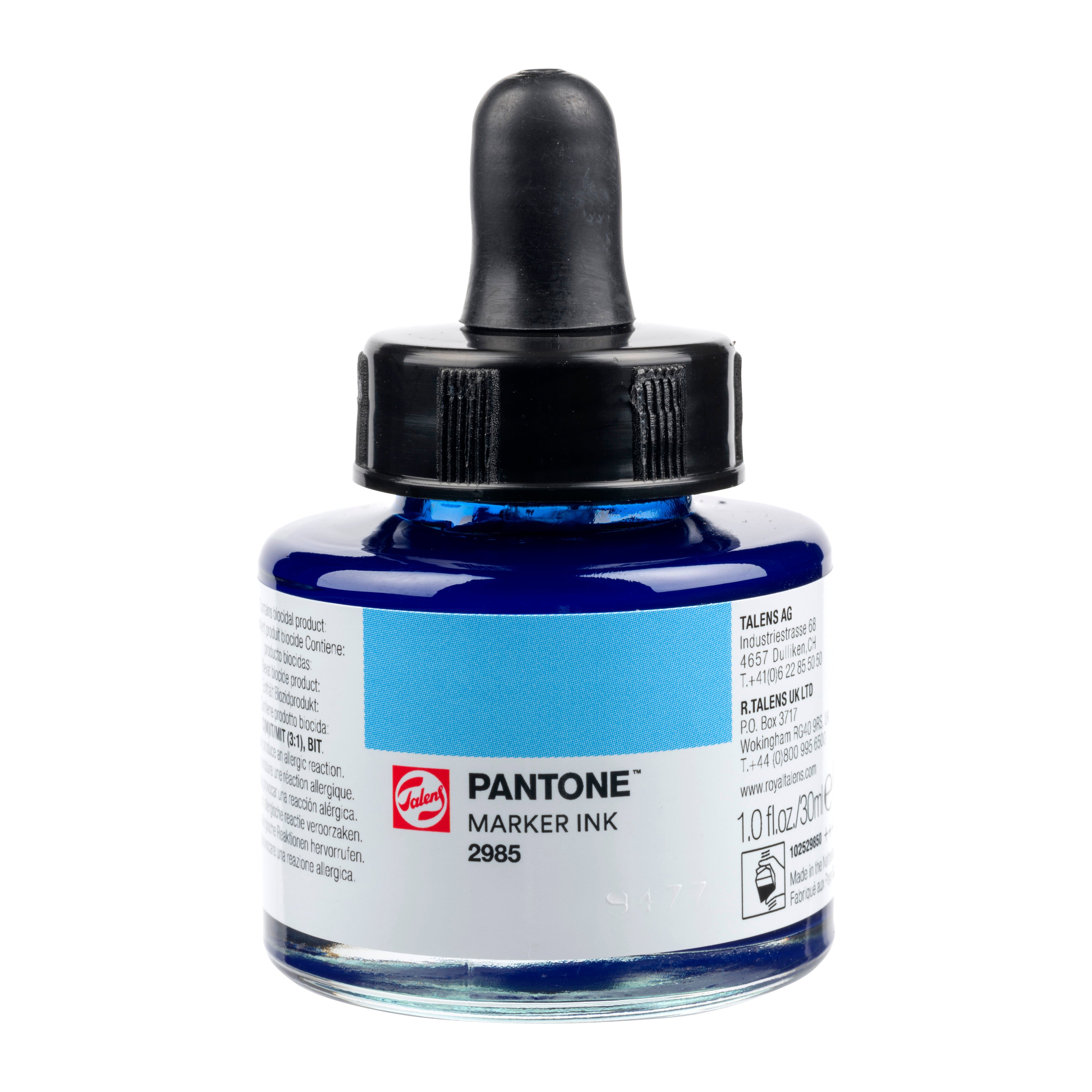 Talens Pantone Marker Ink 30ml Sky Blue