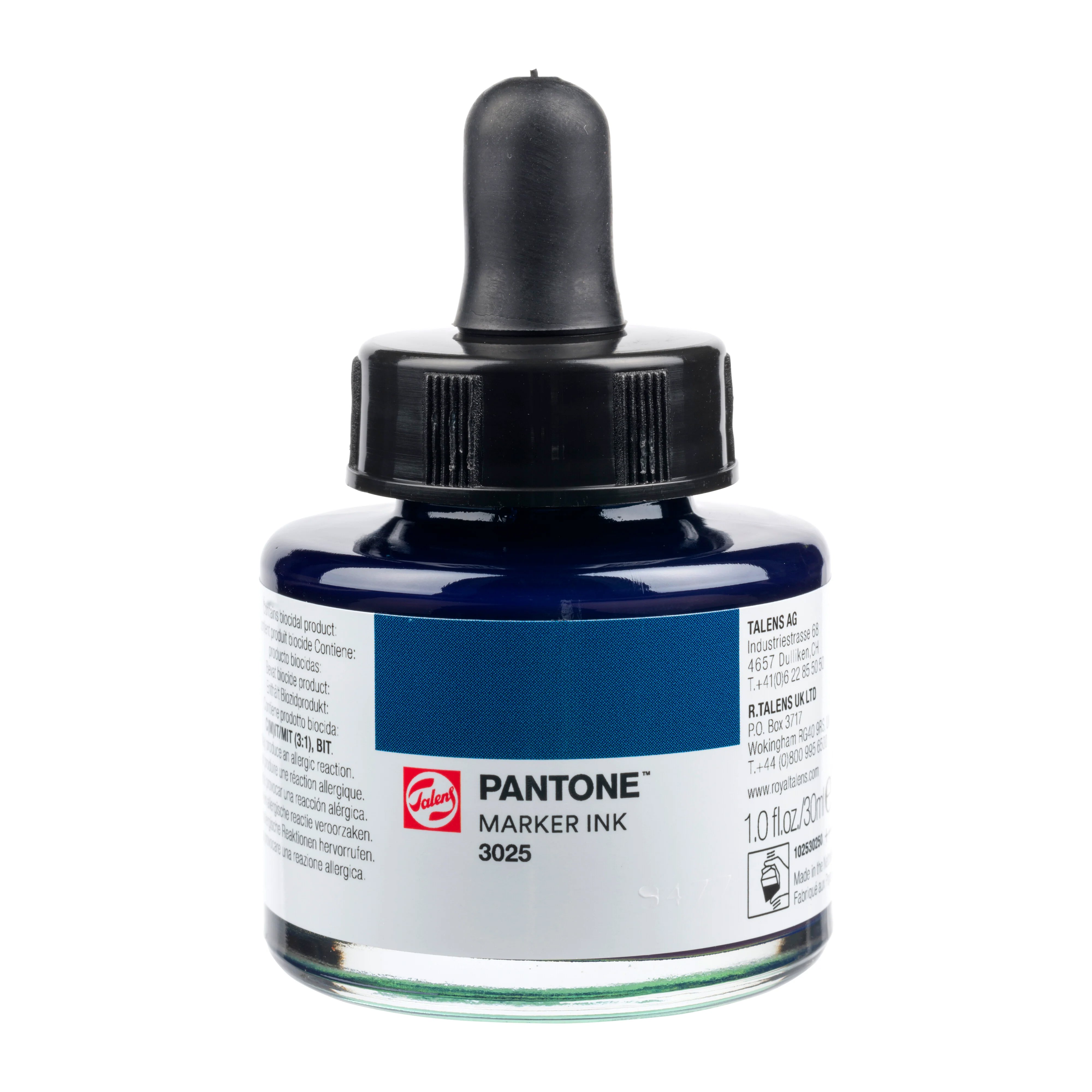 Talens Pantone Marker Ink 30ml Petrol Blue