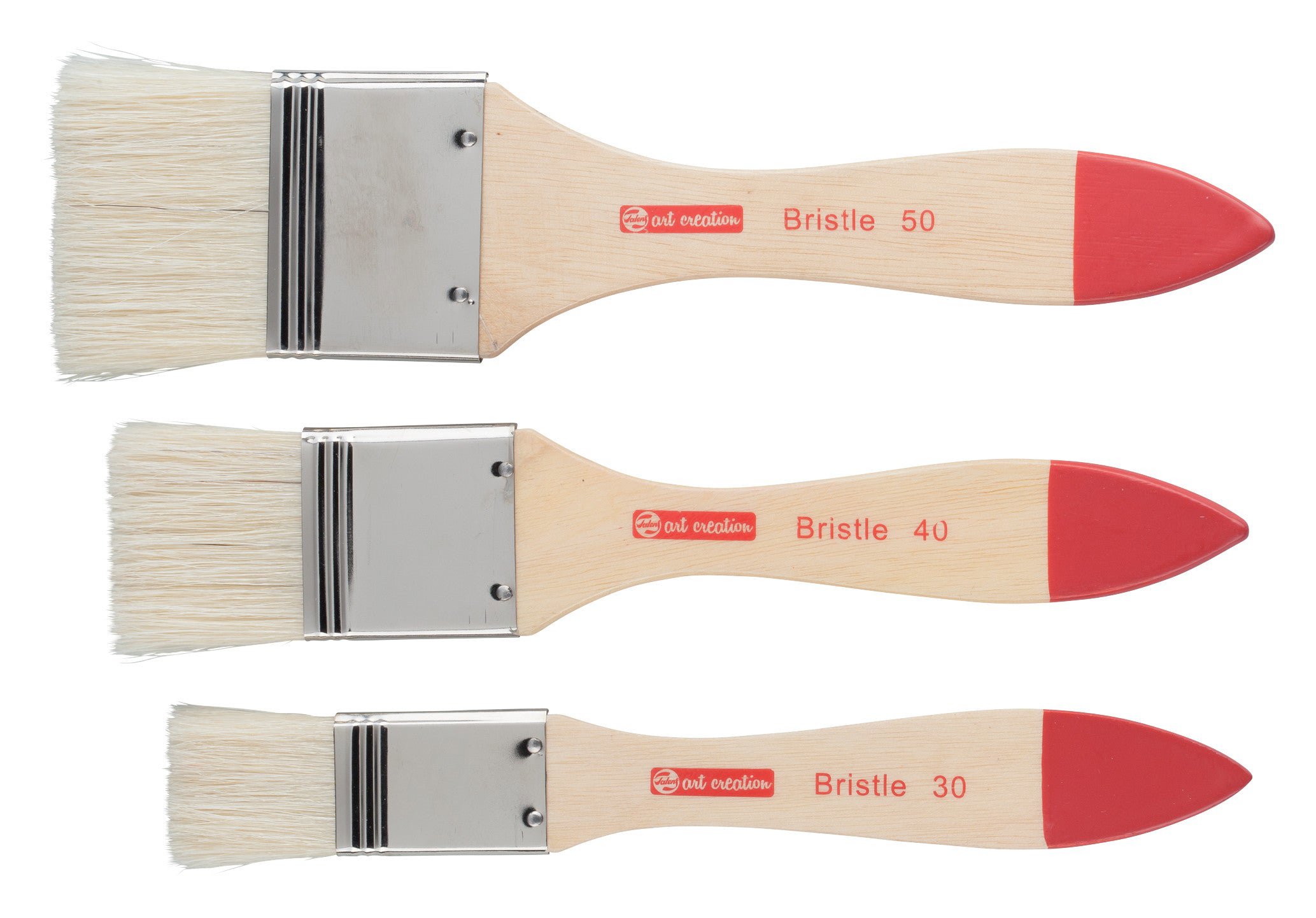 Talens Art Creation Oil & Acrylic Brush Hog Bristle Set 3 Brushes