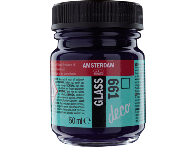 Amsterdam Acrylics Glass Paint Turquoise Green 50ml