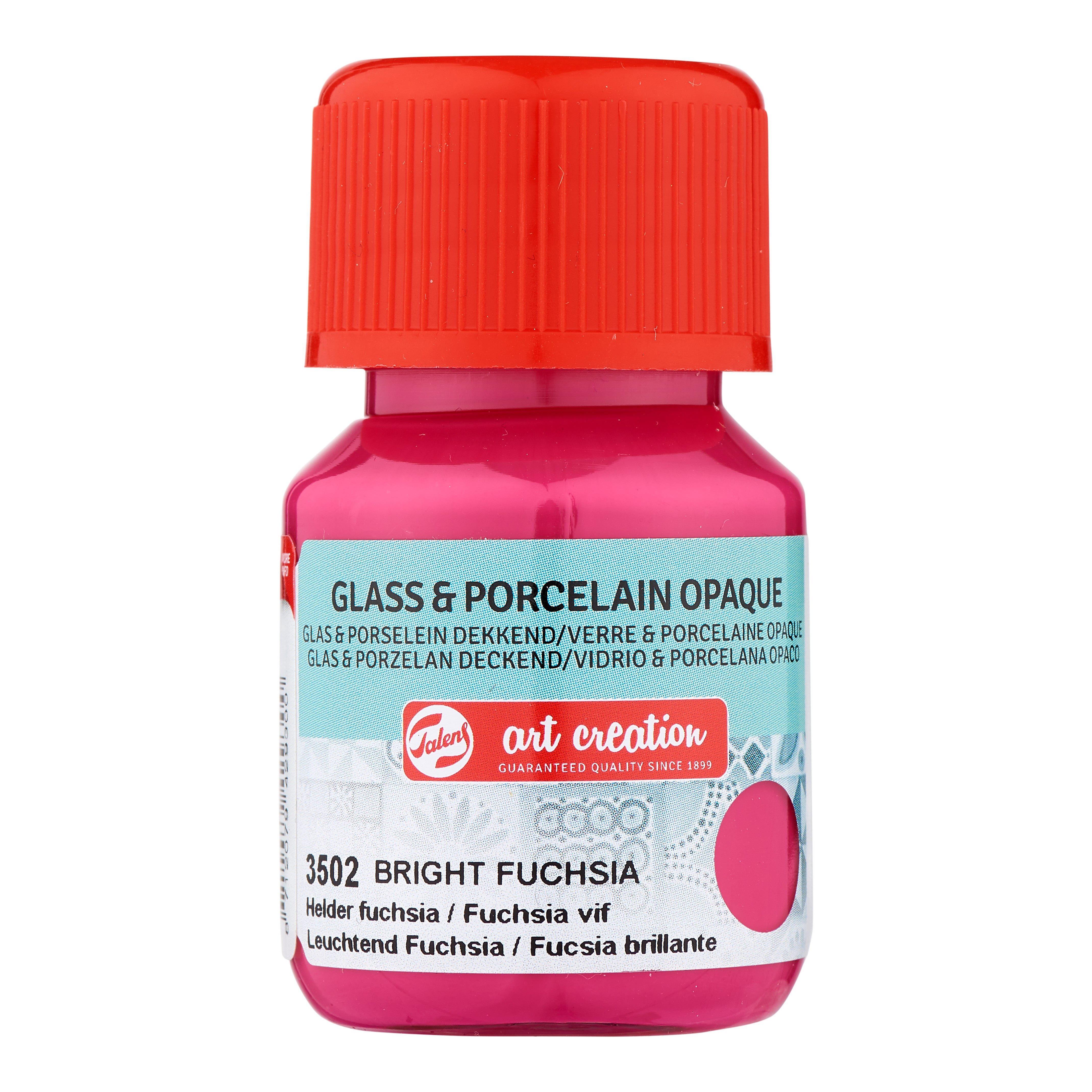 Talens Art Creation Glass & Porcelain Opaque Bottle 30 ml Bright Fuchsia