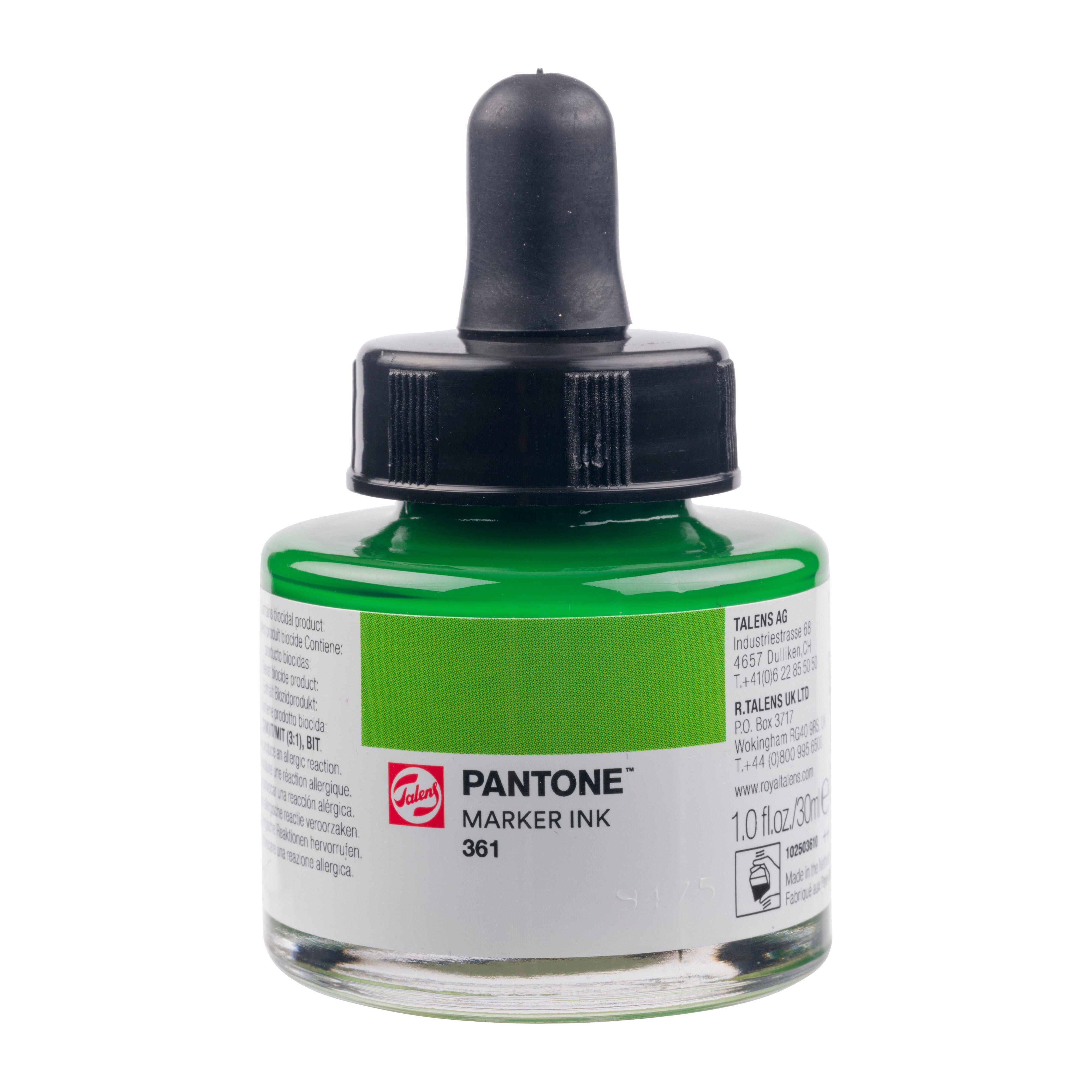Talens Pantone Marker Ink 30ml Grass Green