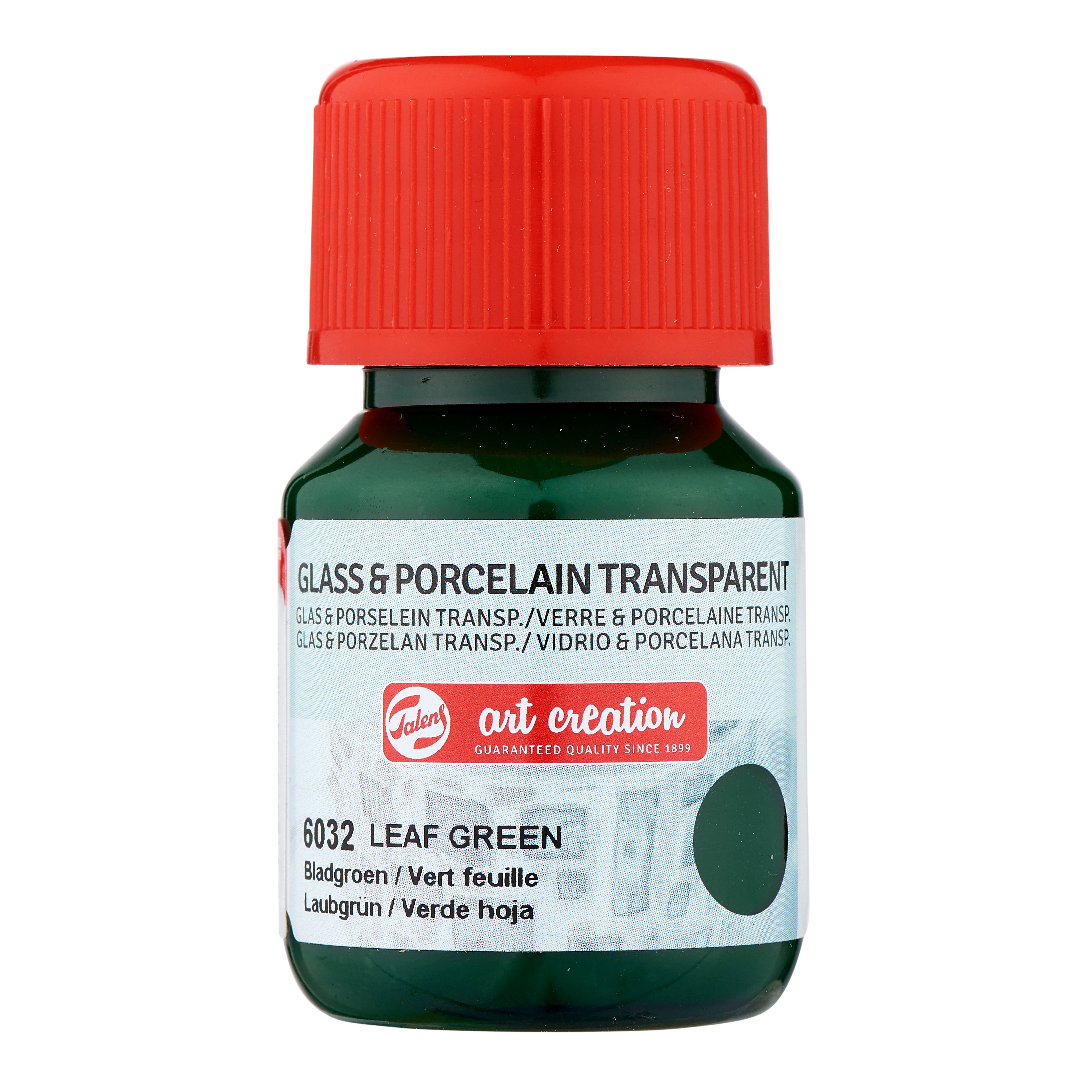 Talens Art Creation Glass & Porcelain Transparant Bottle 30 ml Leaf Green