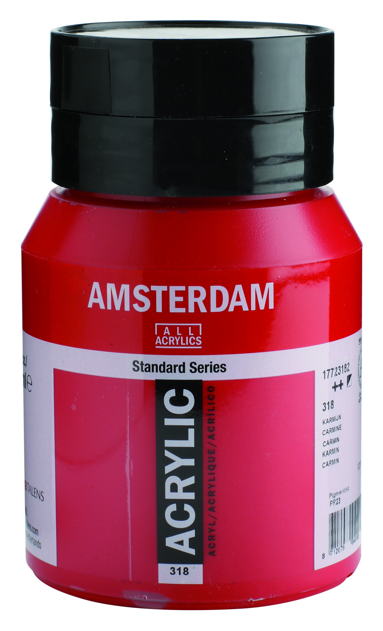 Amsterdam Standard Series Acrylic Jar 500 ml Carmine