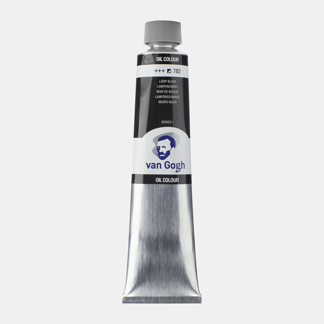 Van Gogh Oil Colour Tube 200 ml Lamp Black Thumbnail