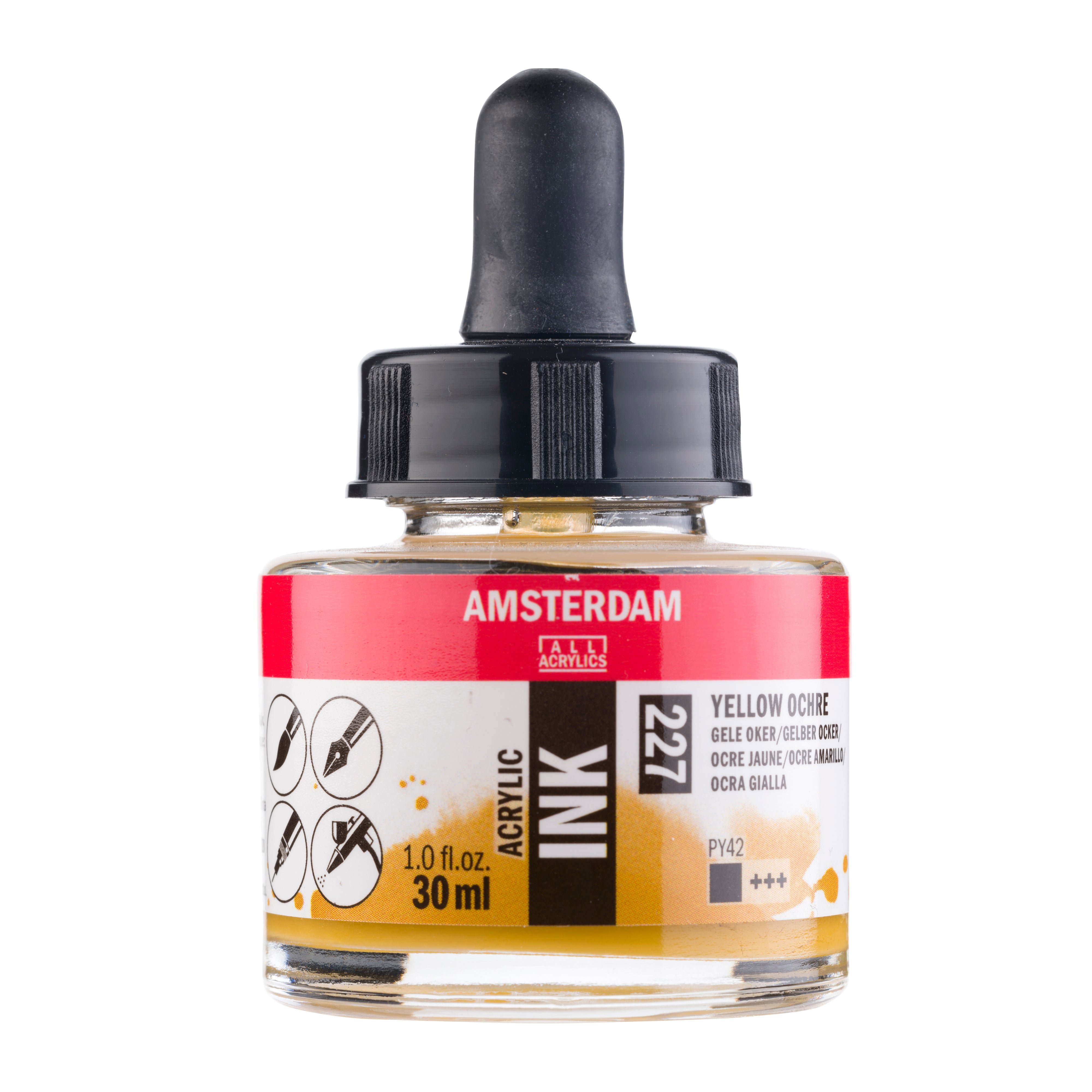 Amsterdam Acrylic Ink Bottle 30 ml B Yellow Ochre