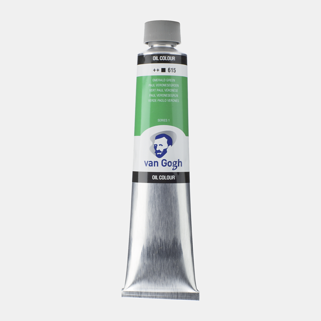 Van Gogh Oil Colour Tube 200 ml Emerald Green Thumbnail