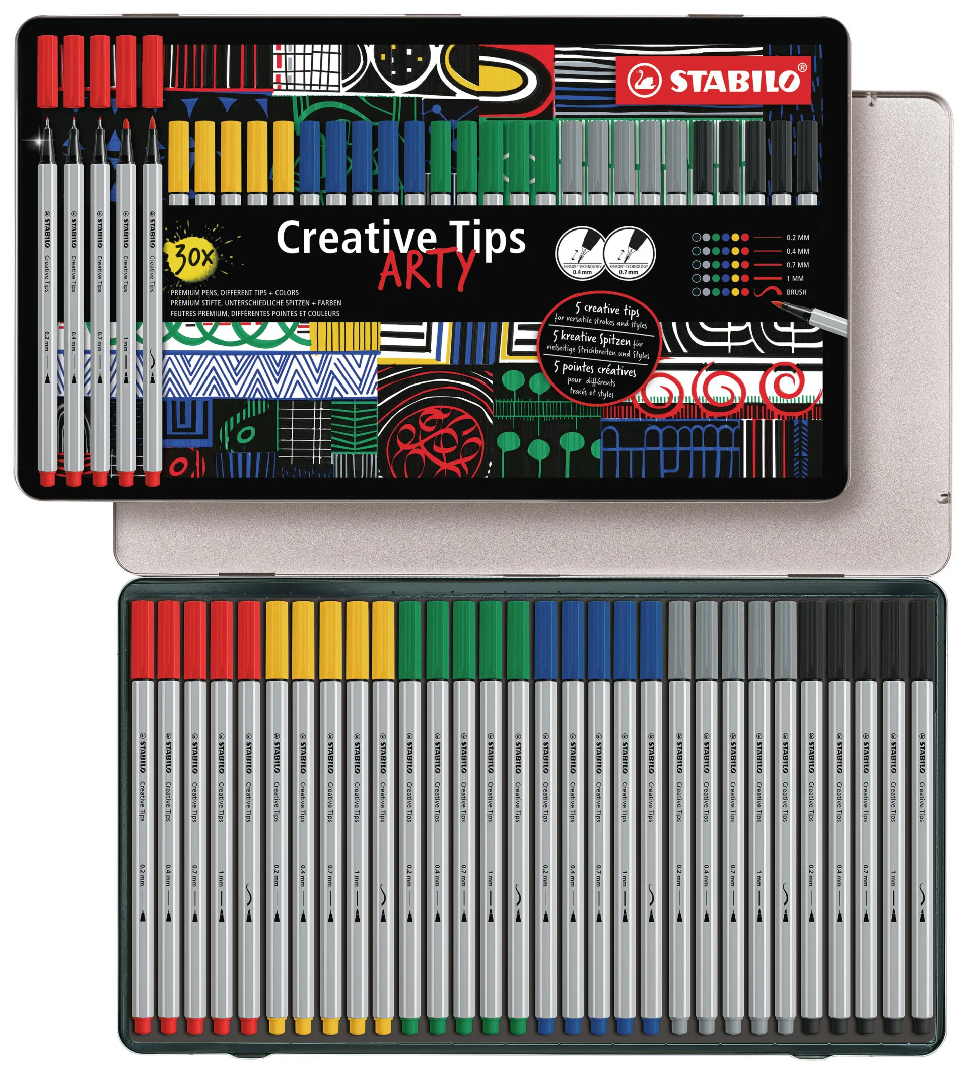 ARTY ME Creative Tips Brush Pen 30 Pieces