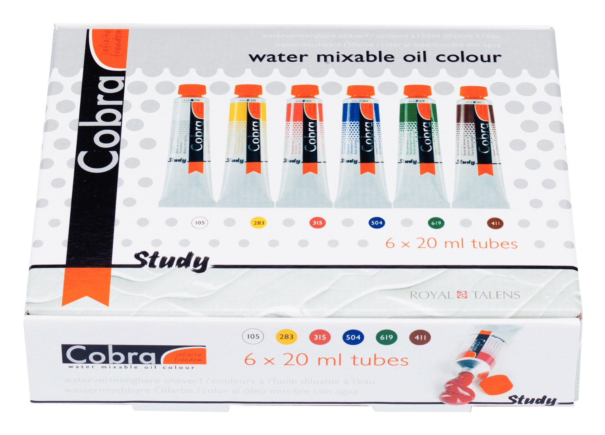Cobra Study Oil Paint Set 6×20 ml