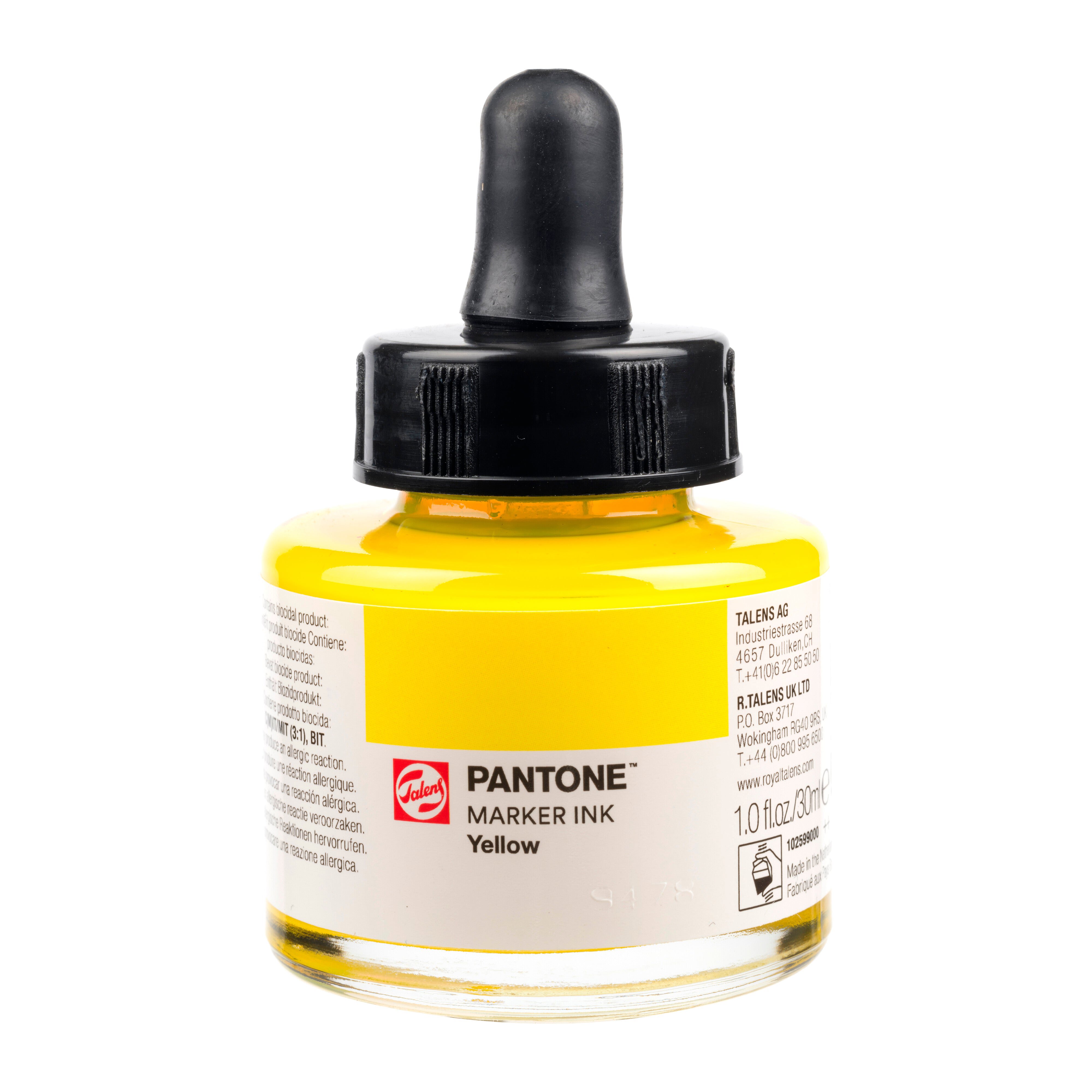 Talens Pantone Marker Ink 30ml Yellow