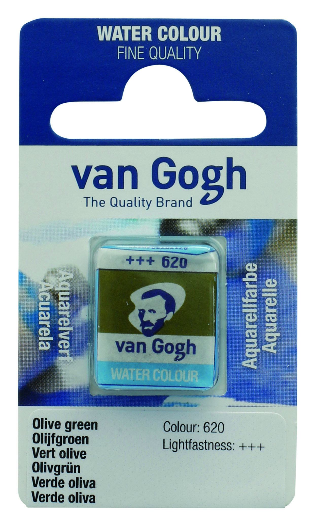 Van Gogh Watercolour Pan Olive Green 1 piece