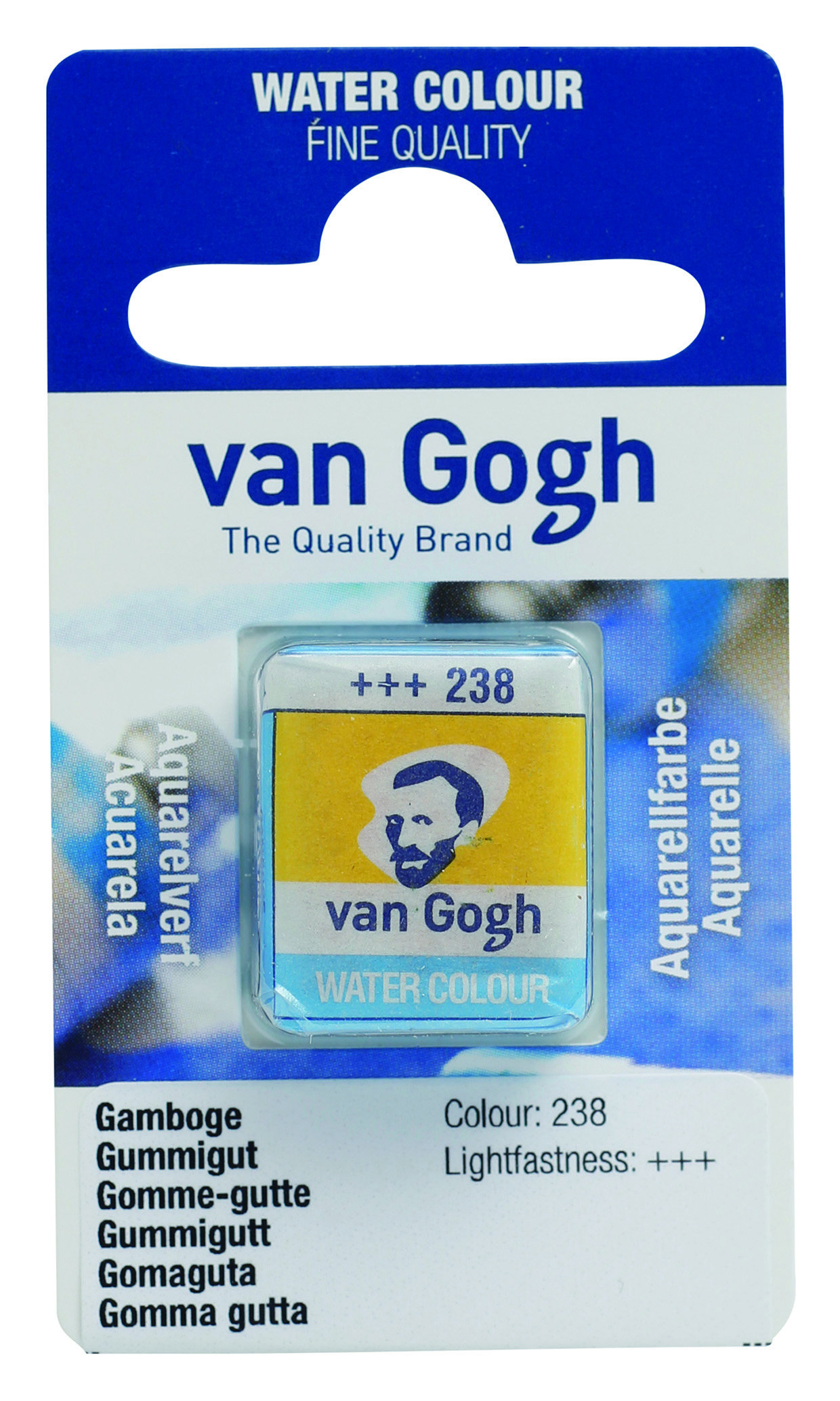 Van Gogh Watercolour Pan Gamboge 1 piece