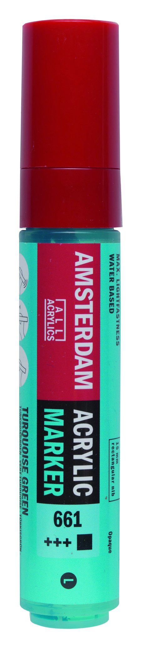 Amsterdam Acrylic Marker 15 mm Turquoise Green