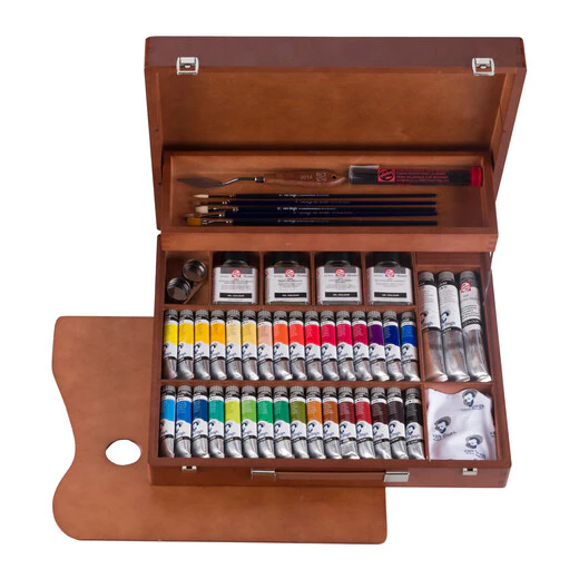 Van Gogh Superior Oil Colour Wooden Box  Set Thumbnail