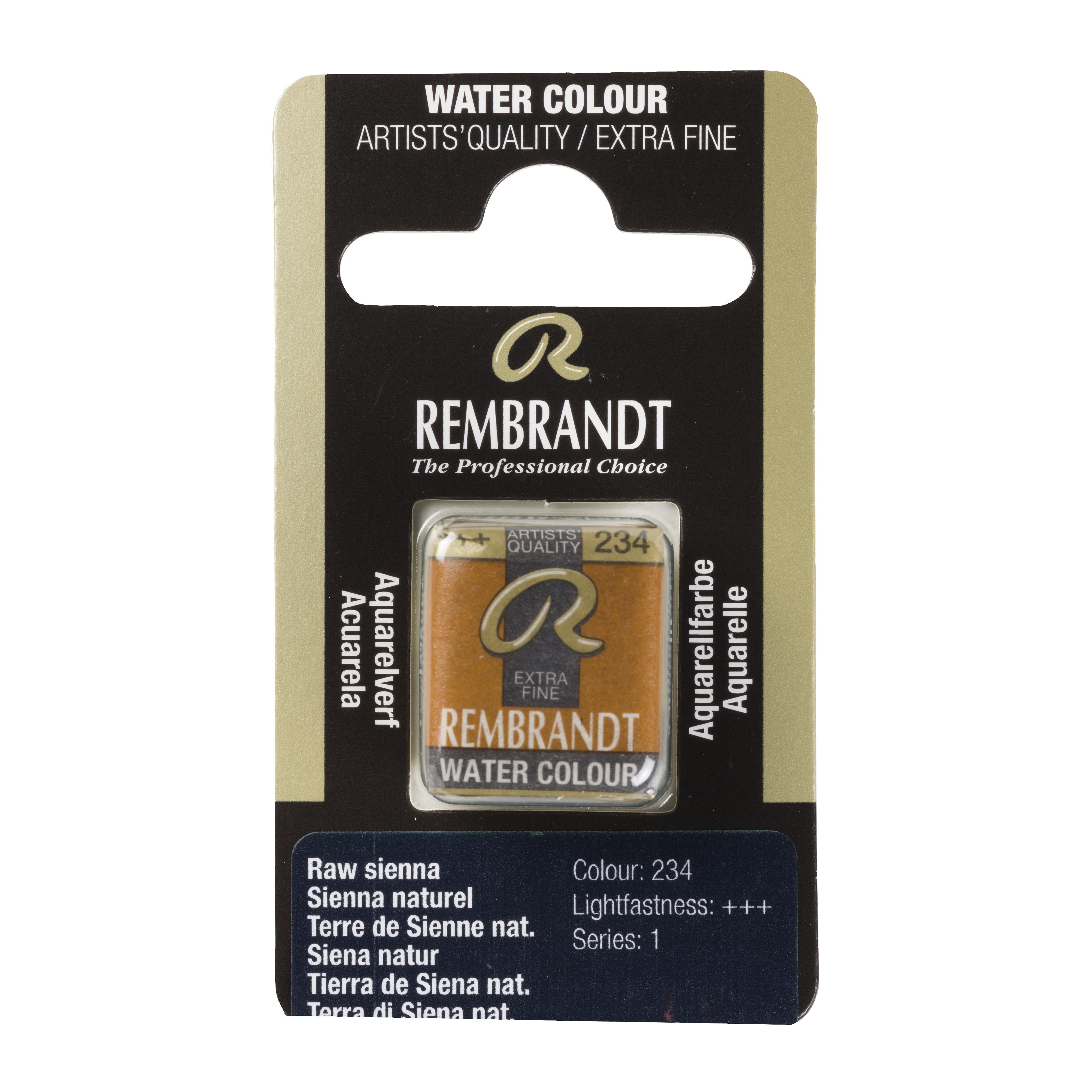 Rembrandt Watercolour Pan B Raw Sienna 1 piece