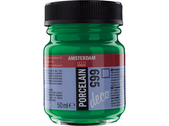 Amsterdam Acrylics Porcelain Paint Spring Green 50ml