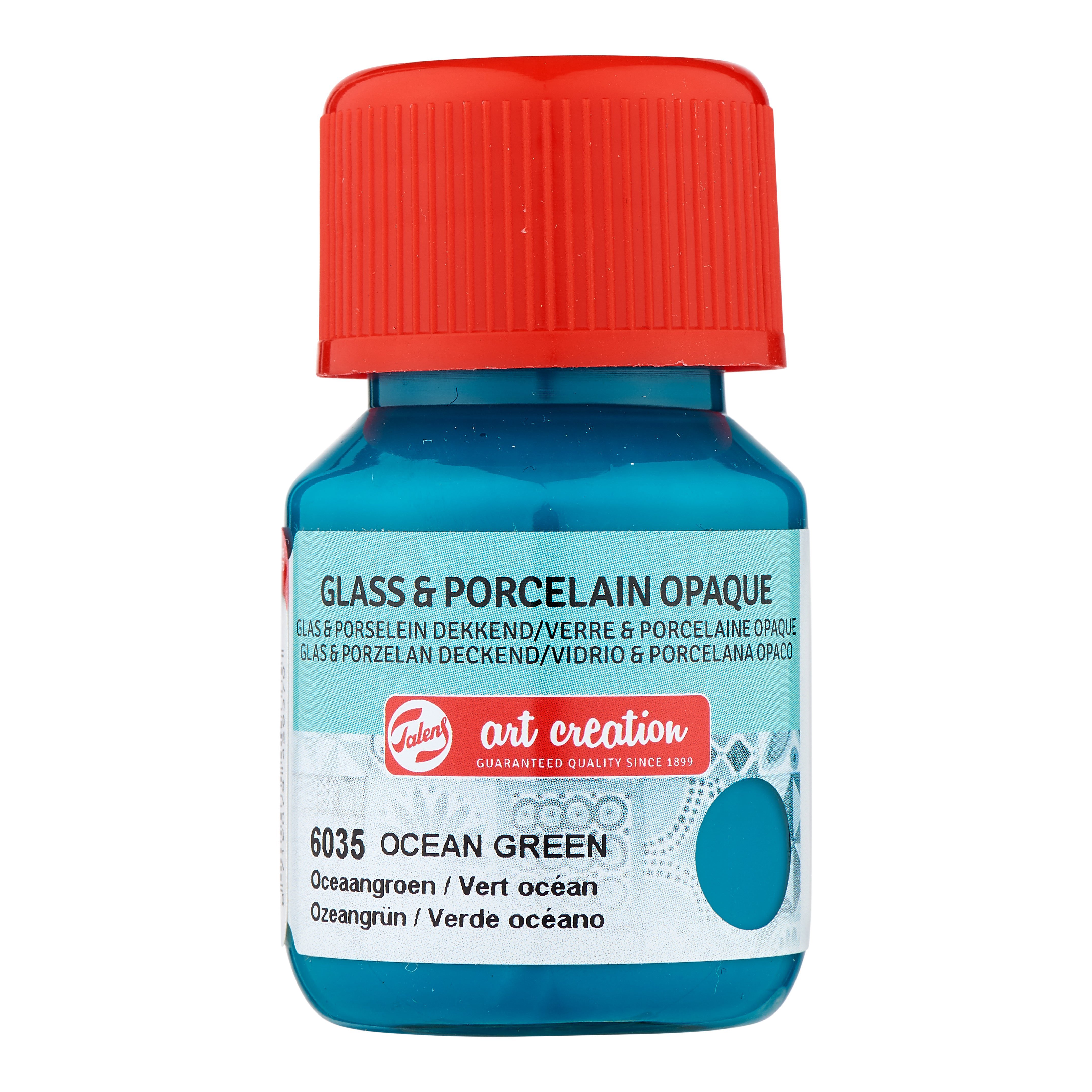 Talens Art Creation Glass & Porcelain Opaque Bottle 30 ml Ocean Green