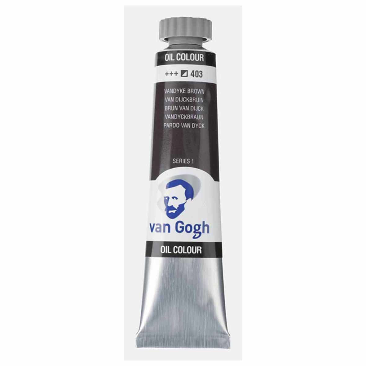 Van Gogh Oil Colour Tube 20 ml B Vandyke Brown