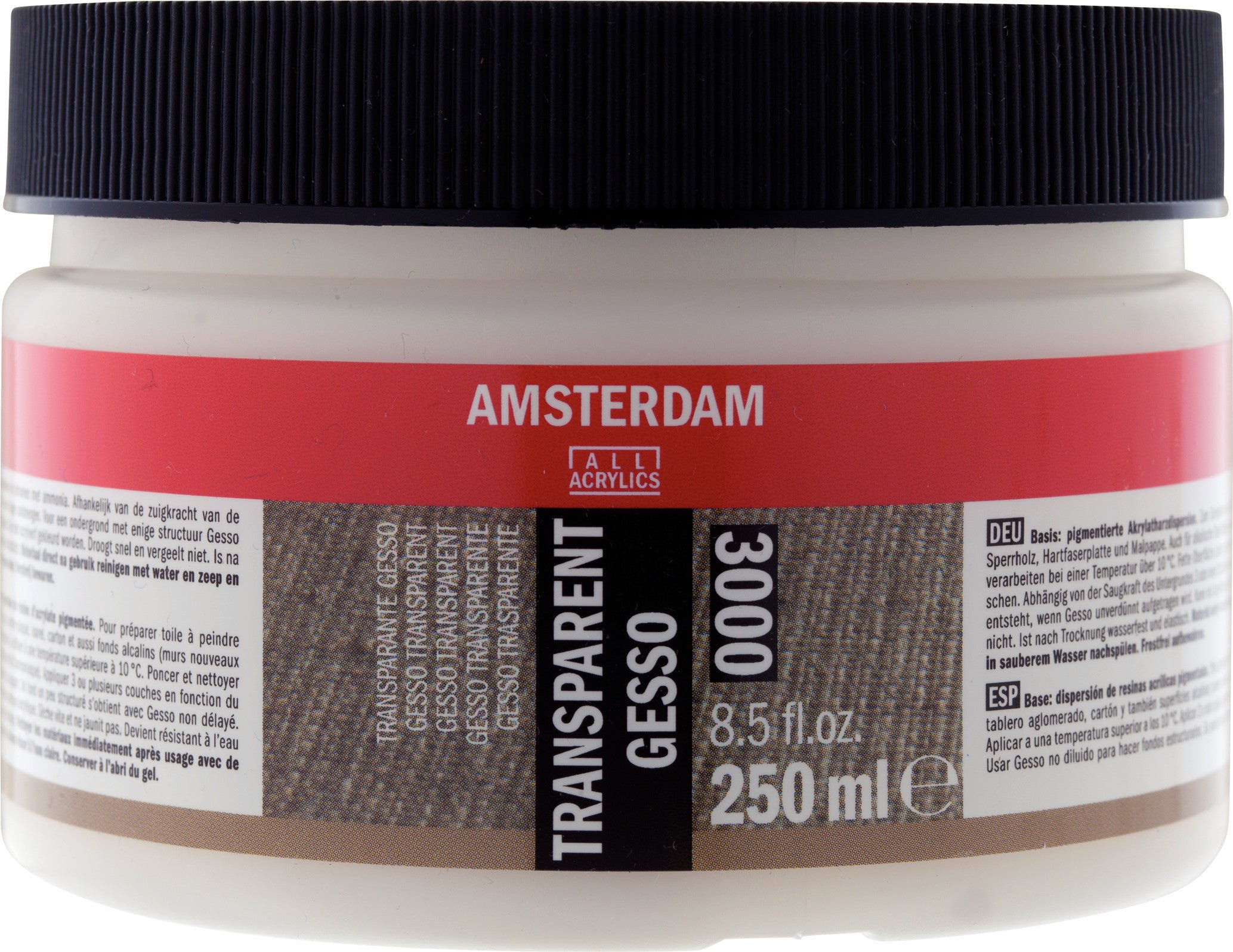 Amsterdam Primers Gesso Transparent - 3000 250 ml