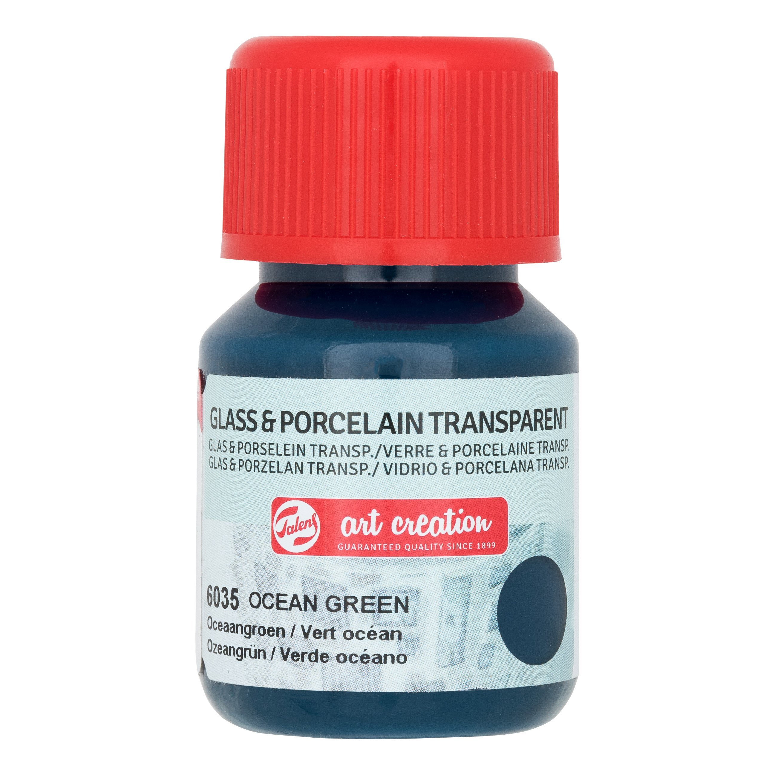 Talens Art Creation Glass & Porcelain Transparant Bottle 30 ml Ocean Green