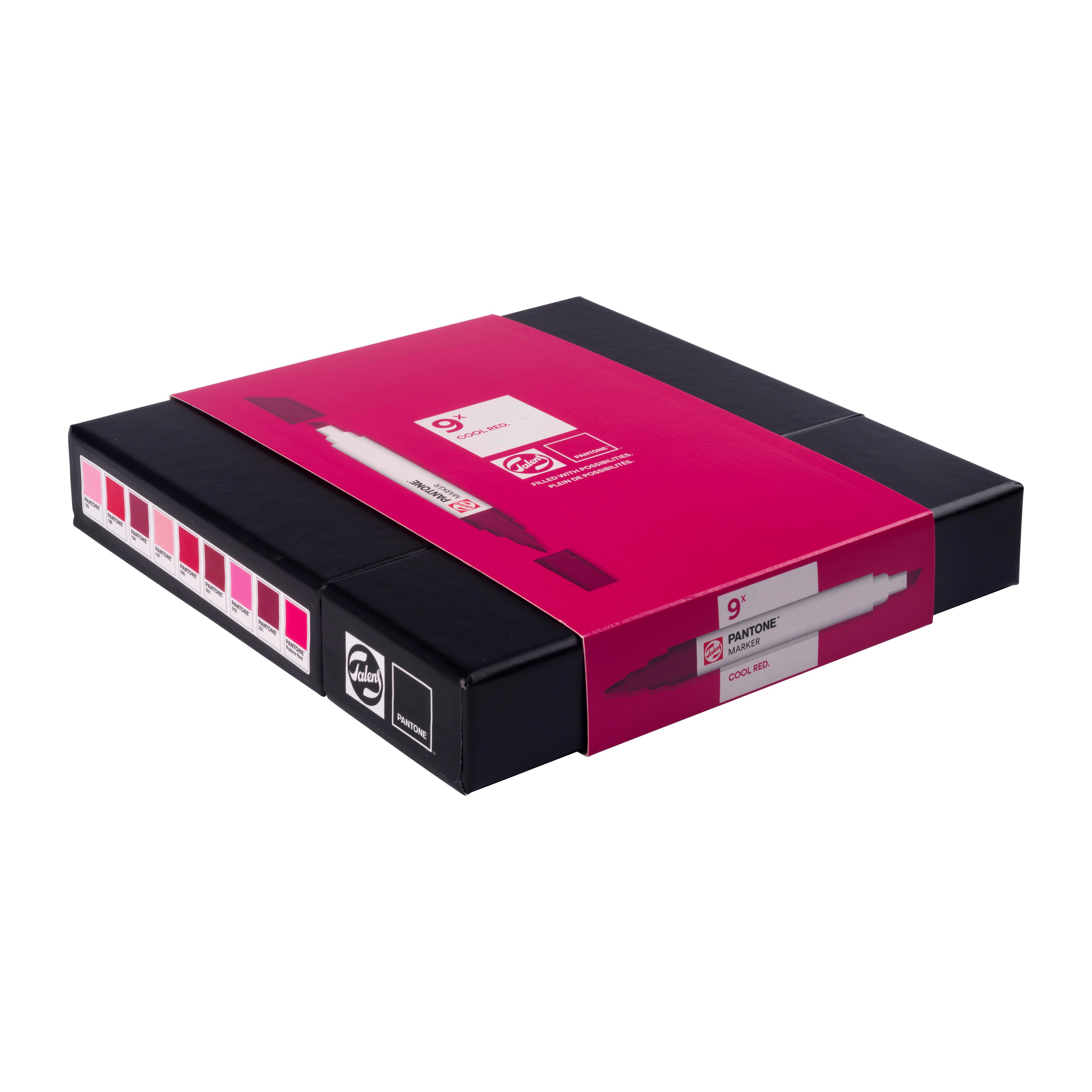 Talens Pantone Set Cool Red x9 Markers Thumbnail