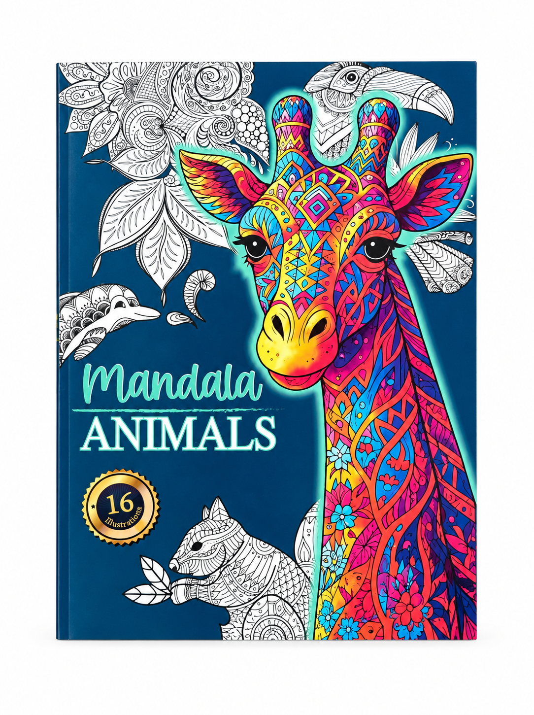 Mandela Animals Pedia Coloring Book 16sh