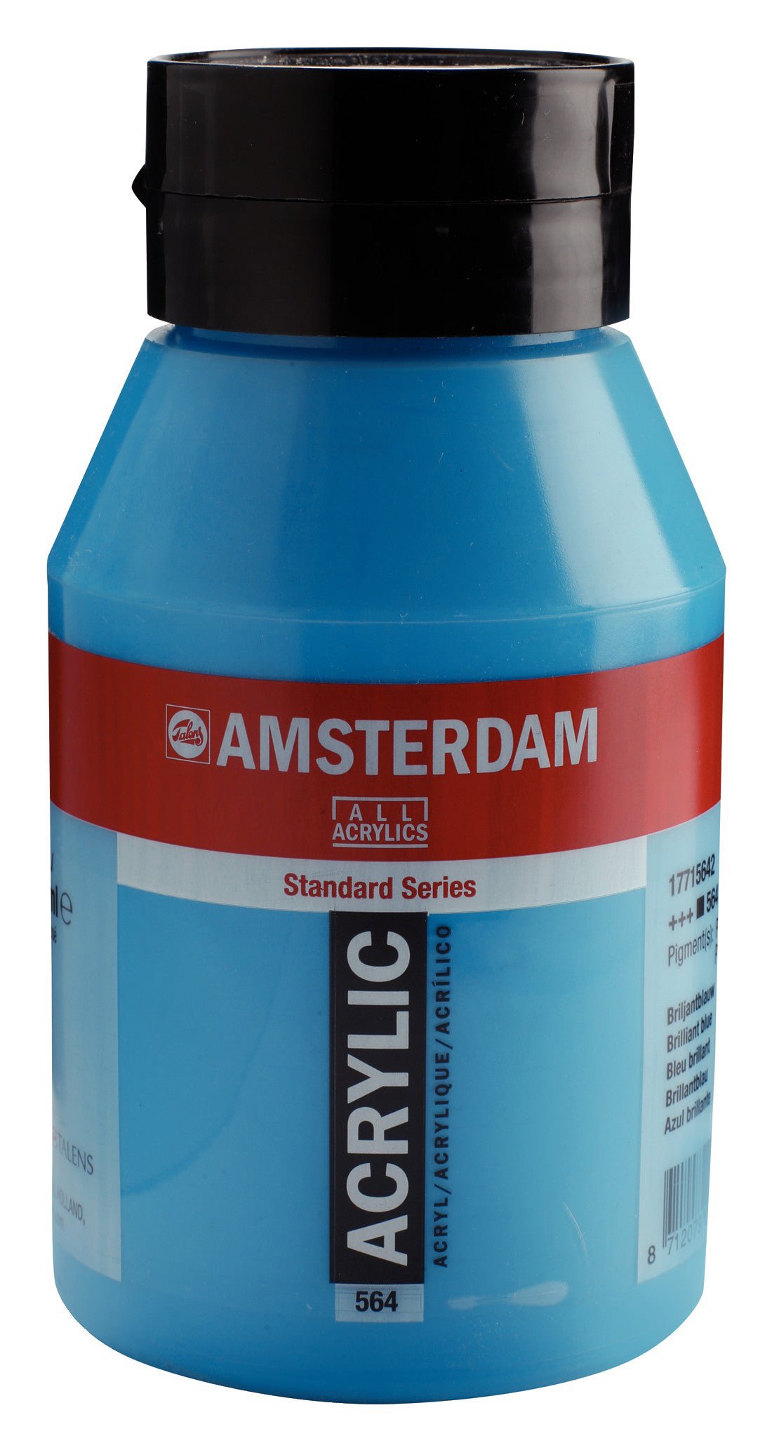 Amsterdam Standard Series Acrylic Jar 1000 ml B Brilliant Blue