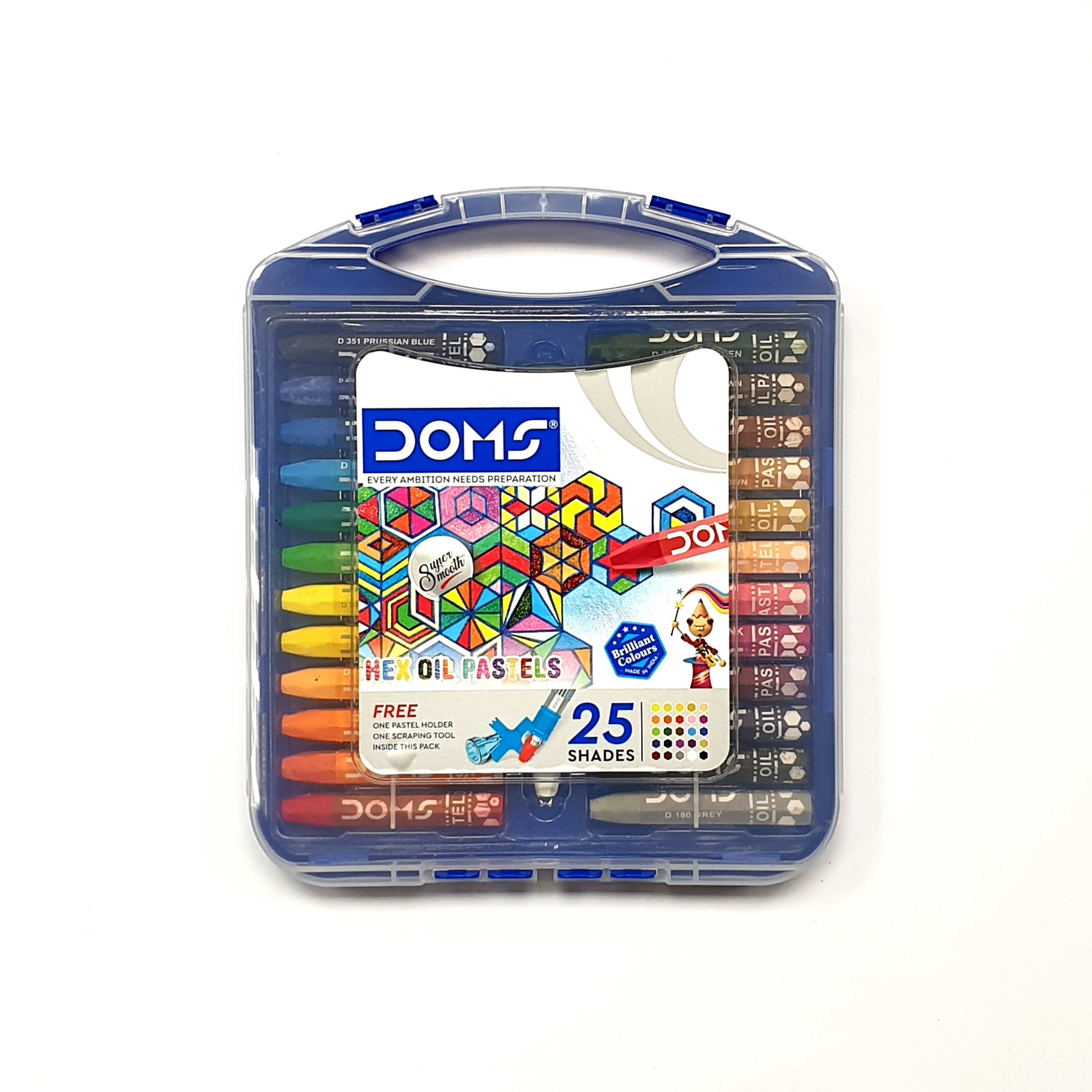 DOMS Oil Pastels Hexagonal 25 colors