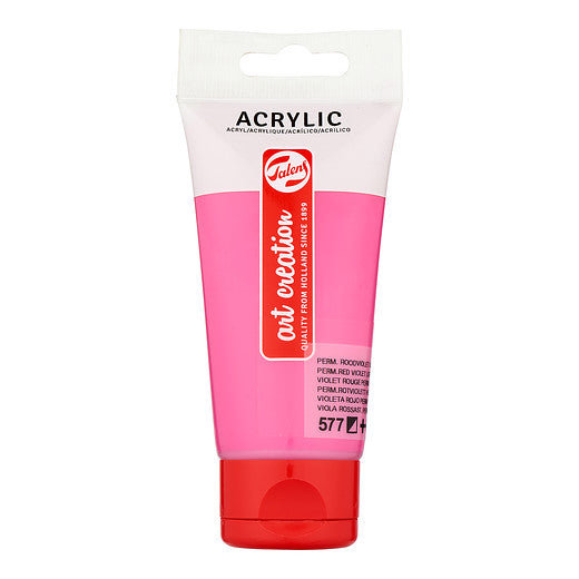 Talens Art Creation Acrylic Colour Tube 75 ml Permanent Red Violet Light