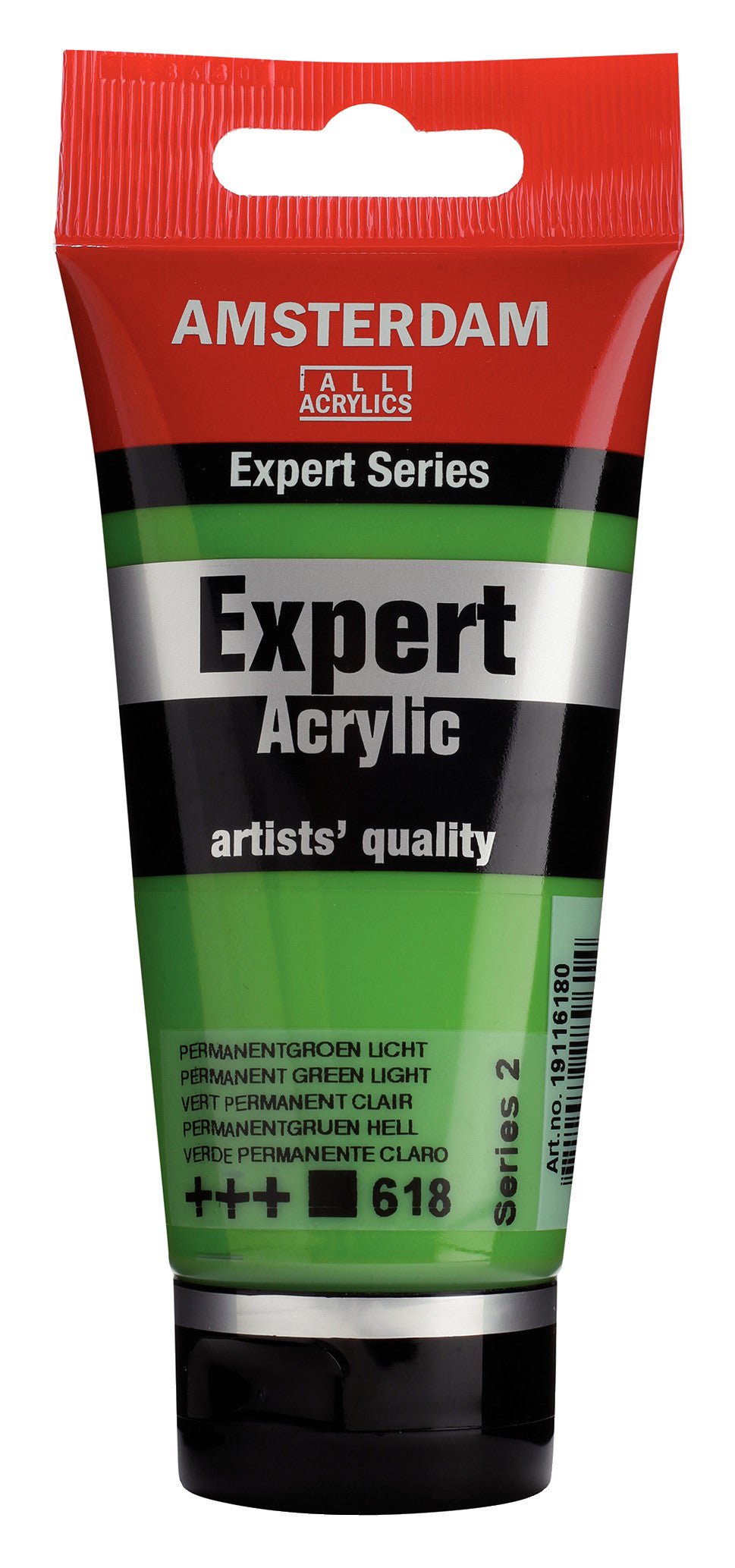 Amsterdam Expert Series Acrylic Tube 75 ml Permanent Green Light