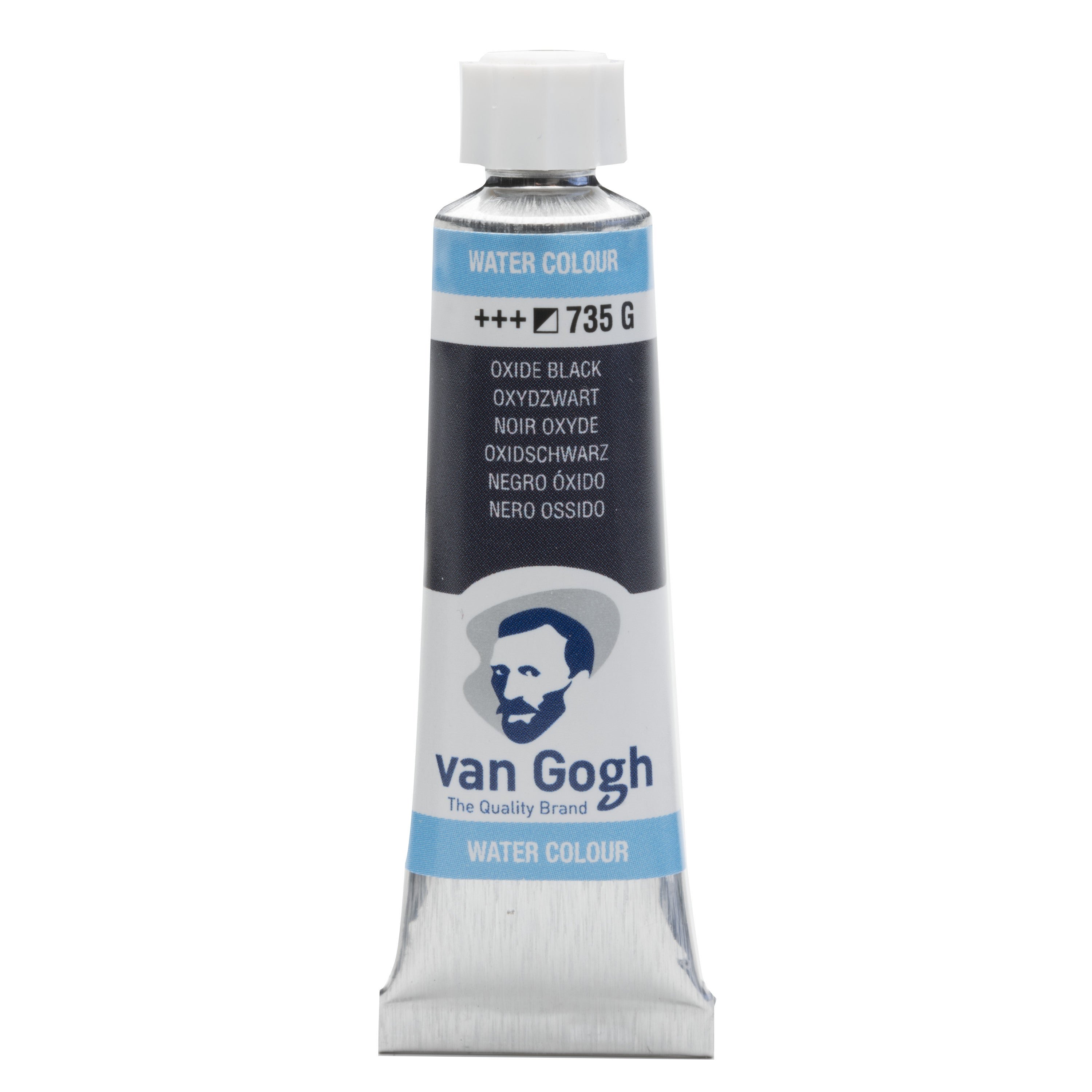 Van Gogh Watercolour Tube 10 ml Oxide Black
