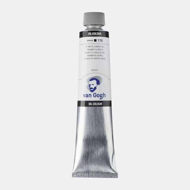 Van Gogh Oil Colour Tube 200 ml Titanium White (Linseed Oil) Thumbnail