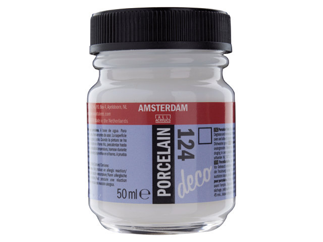 Amsterdam Acrylics Porcelain Paint Gloss Colourless 50ml