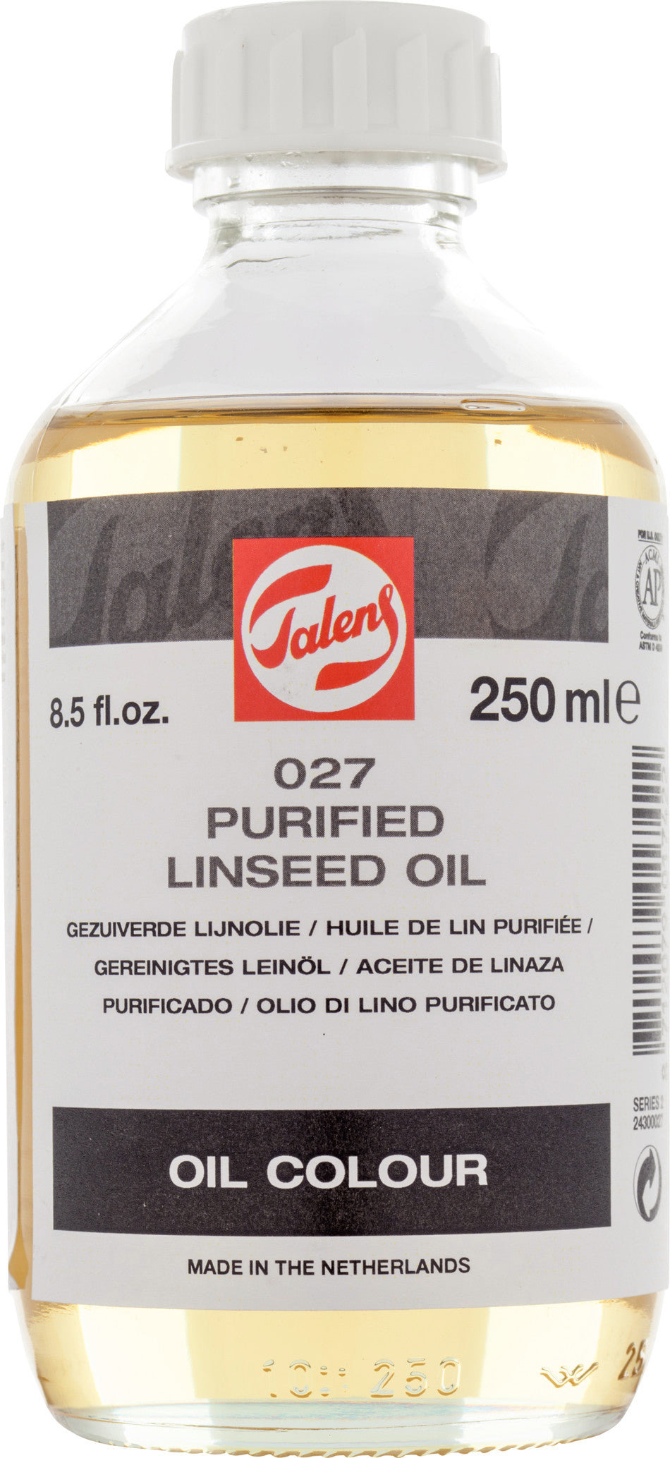 Talens Oils Purified Linseed 250 ml