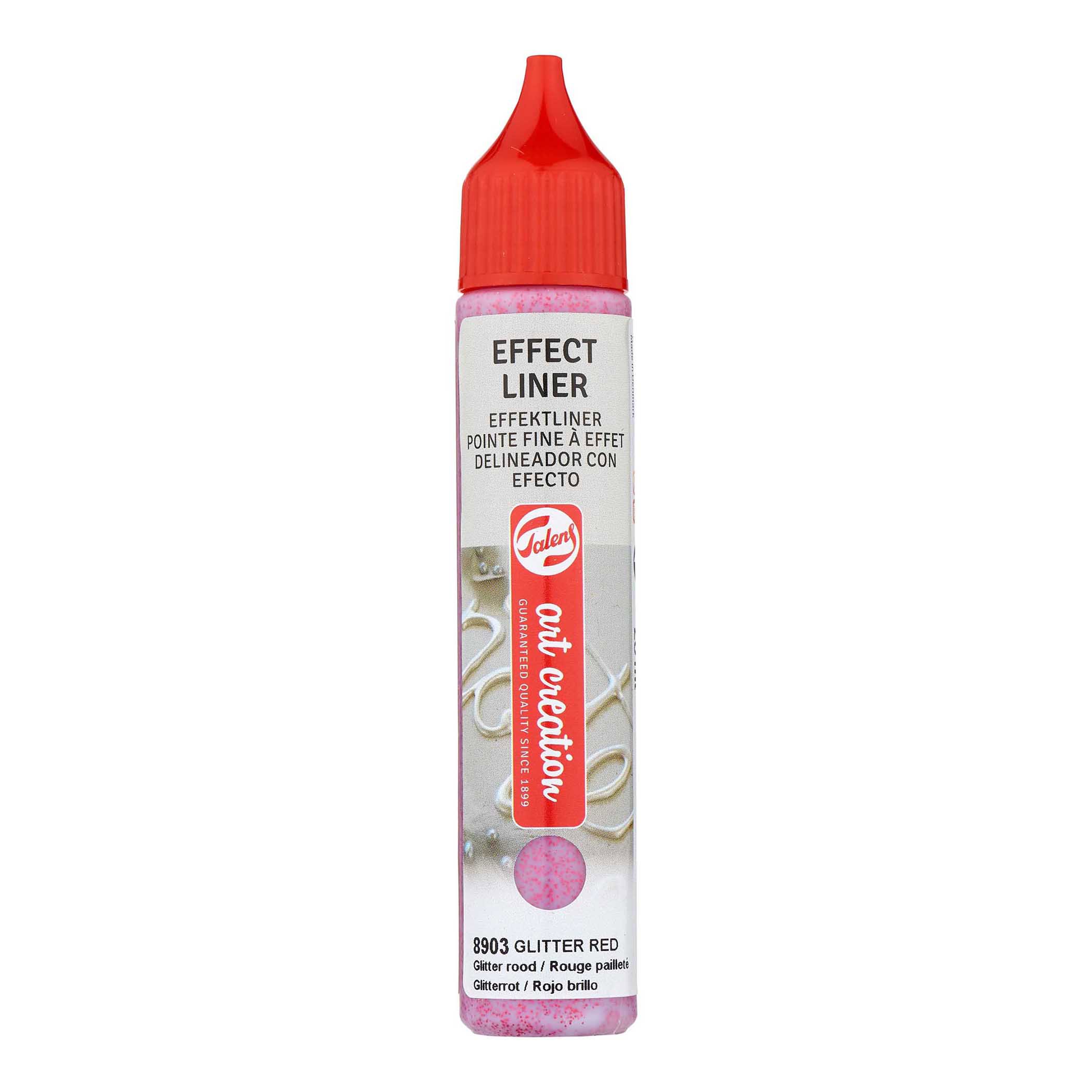 Talens Art Creation Effect Paint Glitter Red 28ml