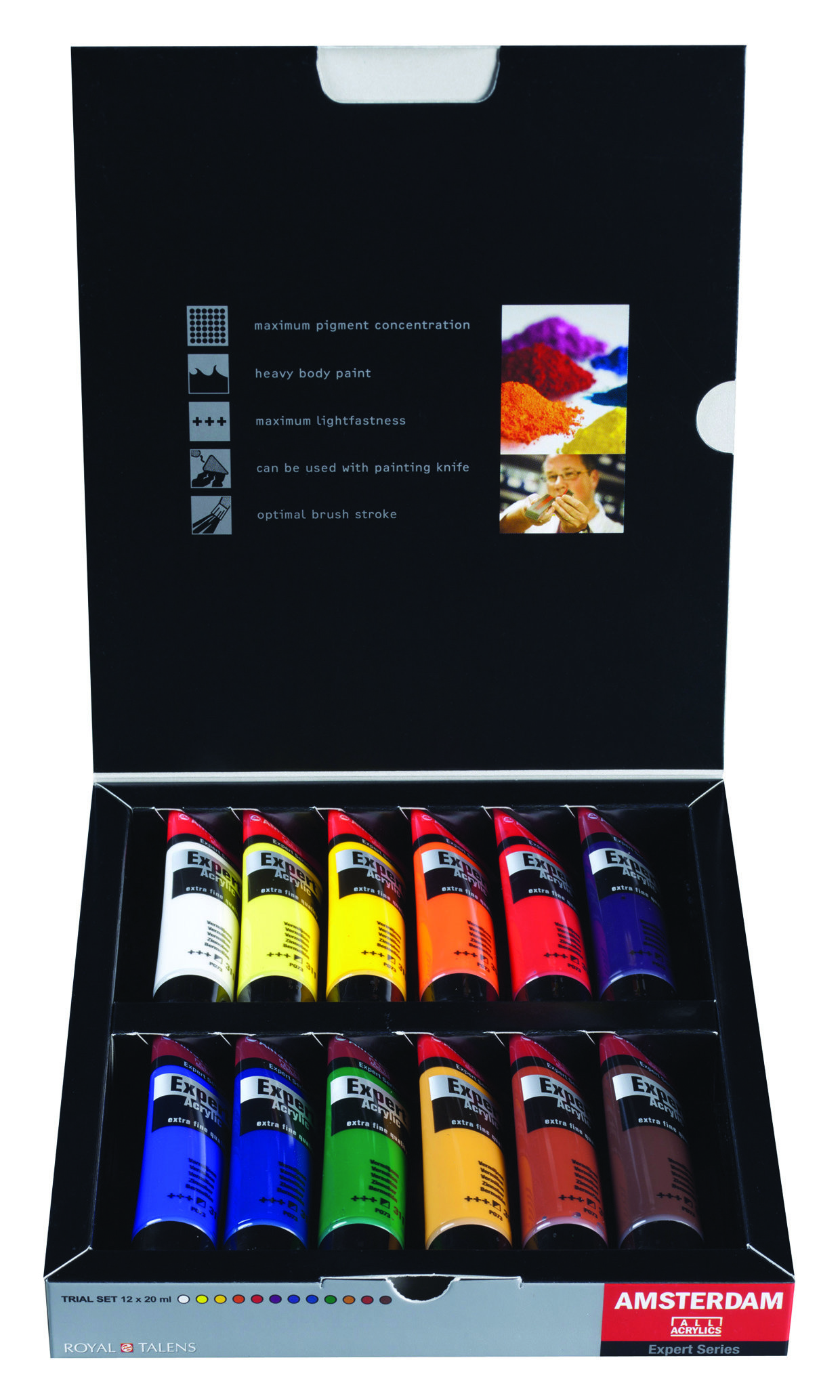 Amsterdam Expert Series Acrylic Paint Trial Set 12×20 ml