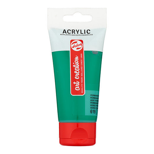 Talens Art Creation Acrylic Colour Tube 75 ml Permanent Green Deep