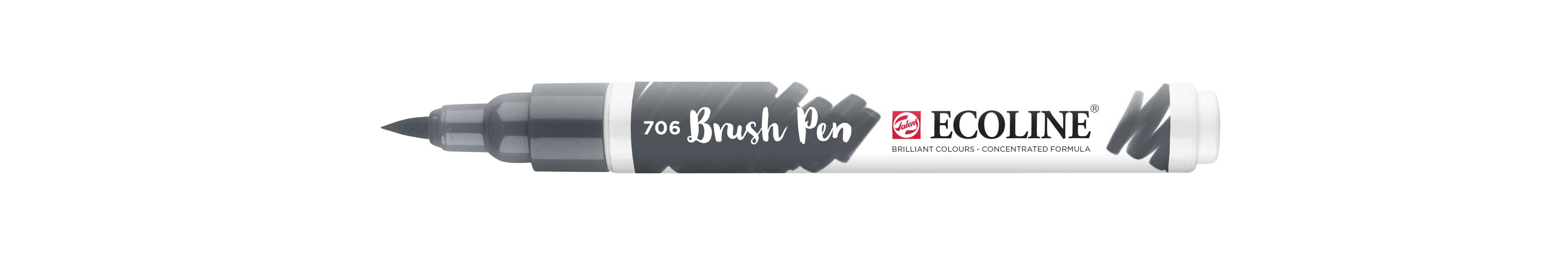 Ecoline Brush Pen Deep Grey 1 piece