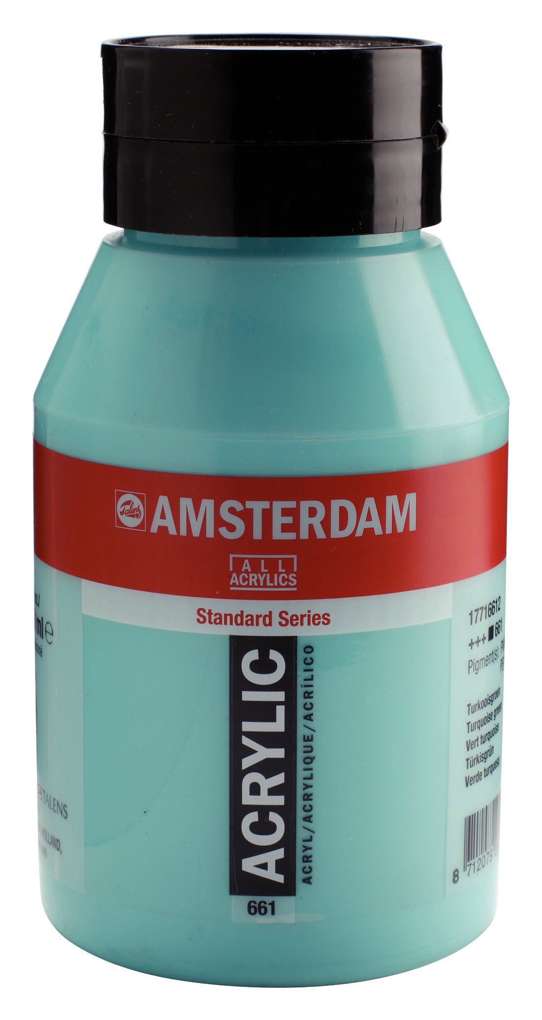 Amsterdam Standard Series Acrylic Jar 1000 ml Turquoise Green