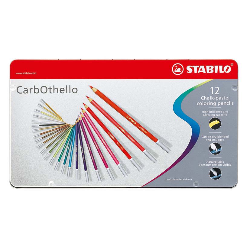 CarbOthello Metal Box 12 Colors