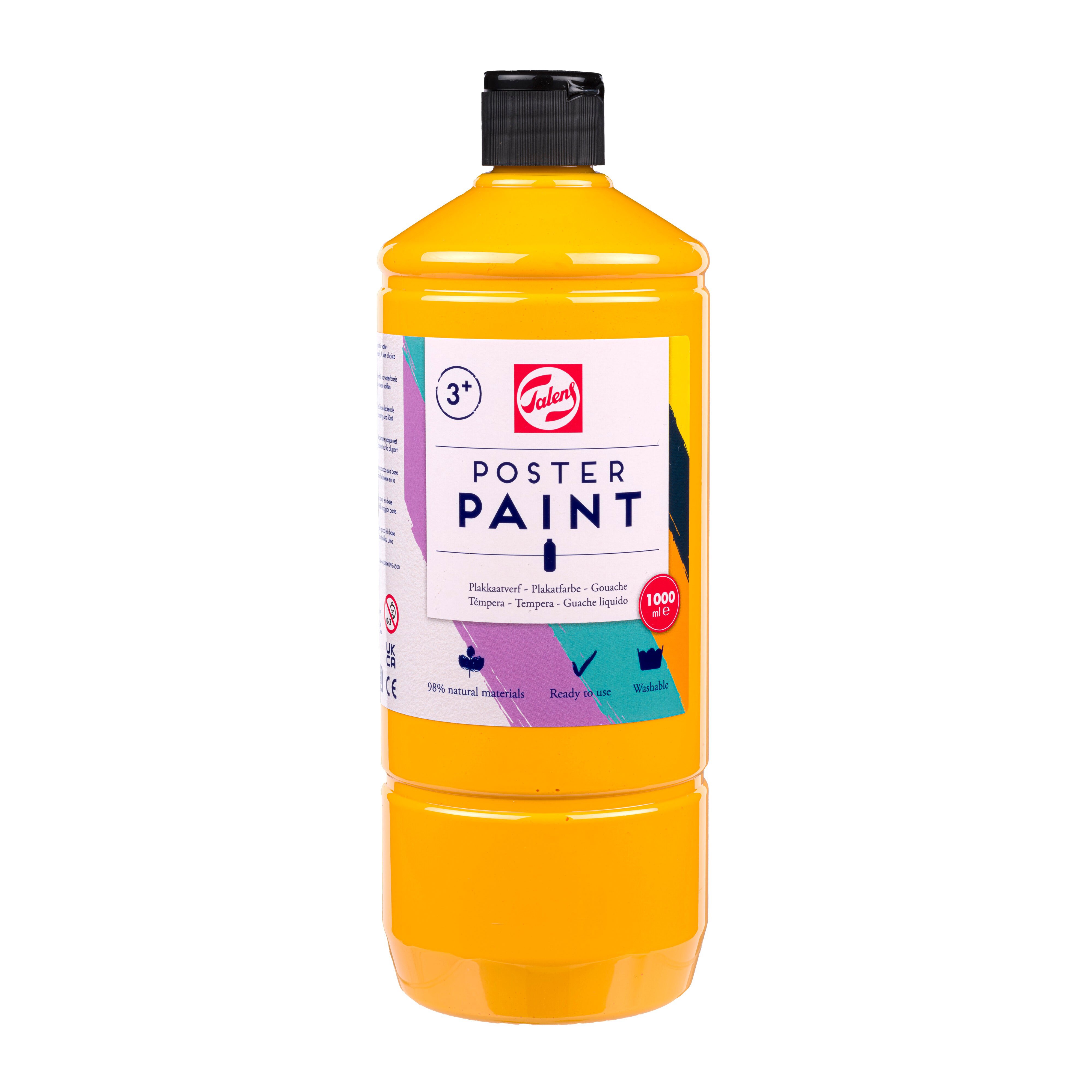 Talens School Colours Bottle 1000 ml Sun Yellow