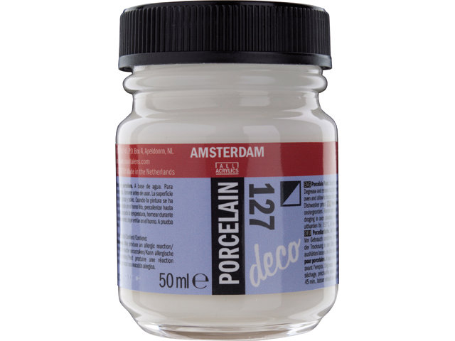 Amsterdam Acrylics Porcelain Paint Opaque Broken White 50ml