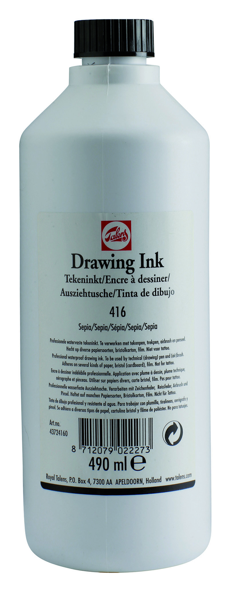 Drawing Ink Sepia 490ml
