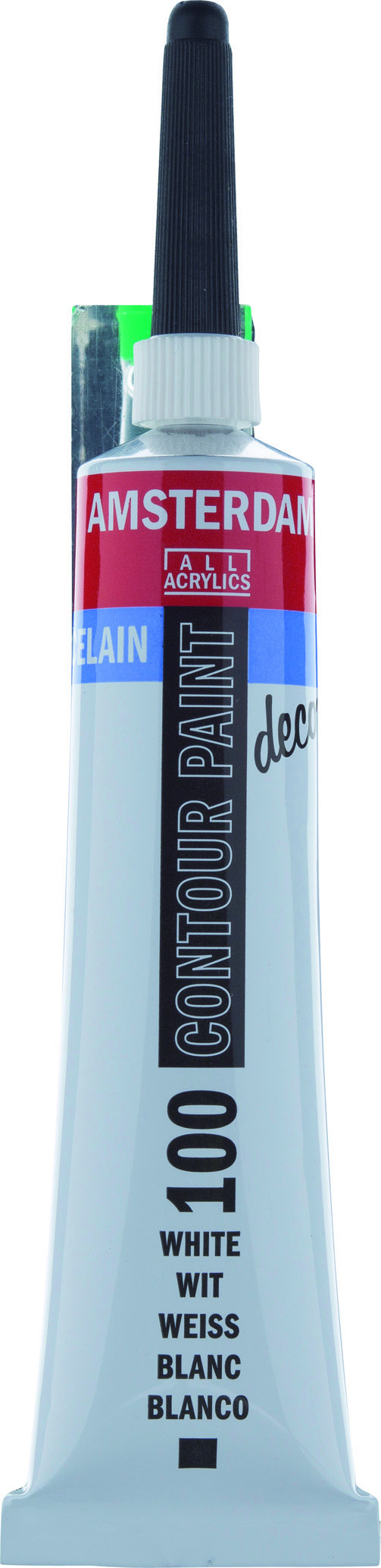 Amsterdam Acrylics Porcelain Contour Paint White 20ml