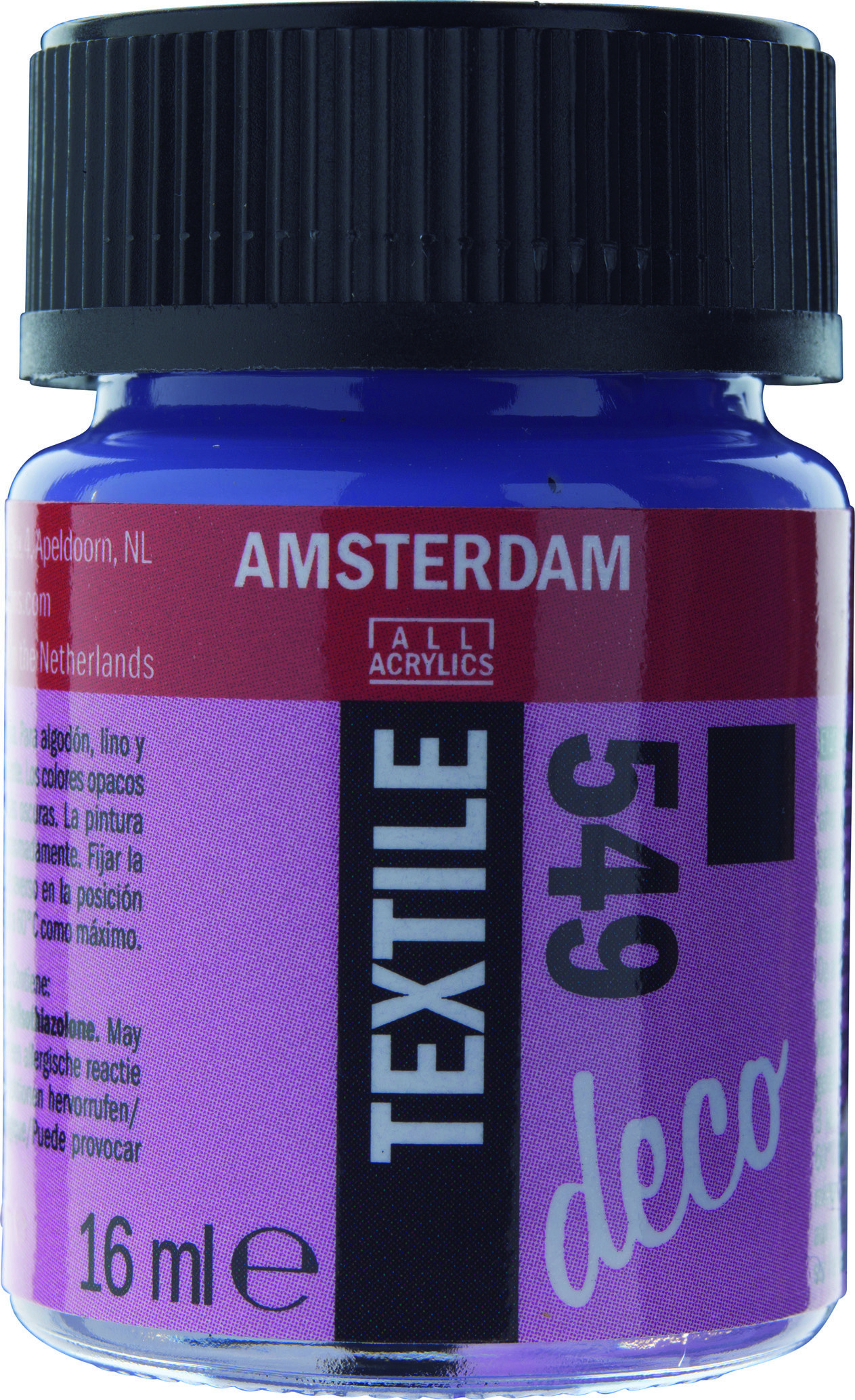 Amsterdam Acrylics Textile Paint Opaque Blue Violet 16ml