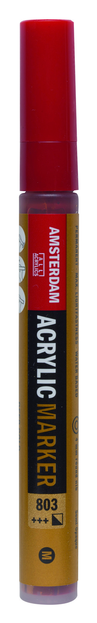 Amsterdam Acrylic Marker 4 mm Deep Gold