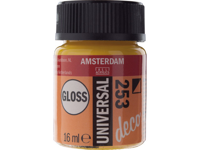 Amsterdam Acrylics Universal Gloss Paint Gold Yellow 16ml