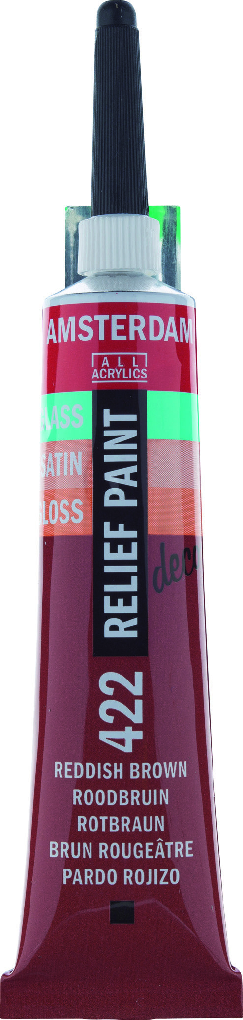 Amsterdam Acrylics Relief Paint Reddish Brown 20ml