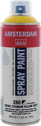 Amsterdam Spray Paint 400 ml Nickel Titanium Yellow Deep